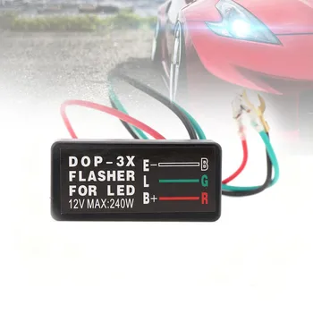 

Car Motorcycle LED Halogen Turn Signal Light Flasher Relay Blinker shockproof flashing relay switch Motorbike Safety Universal