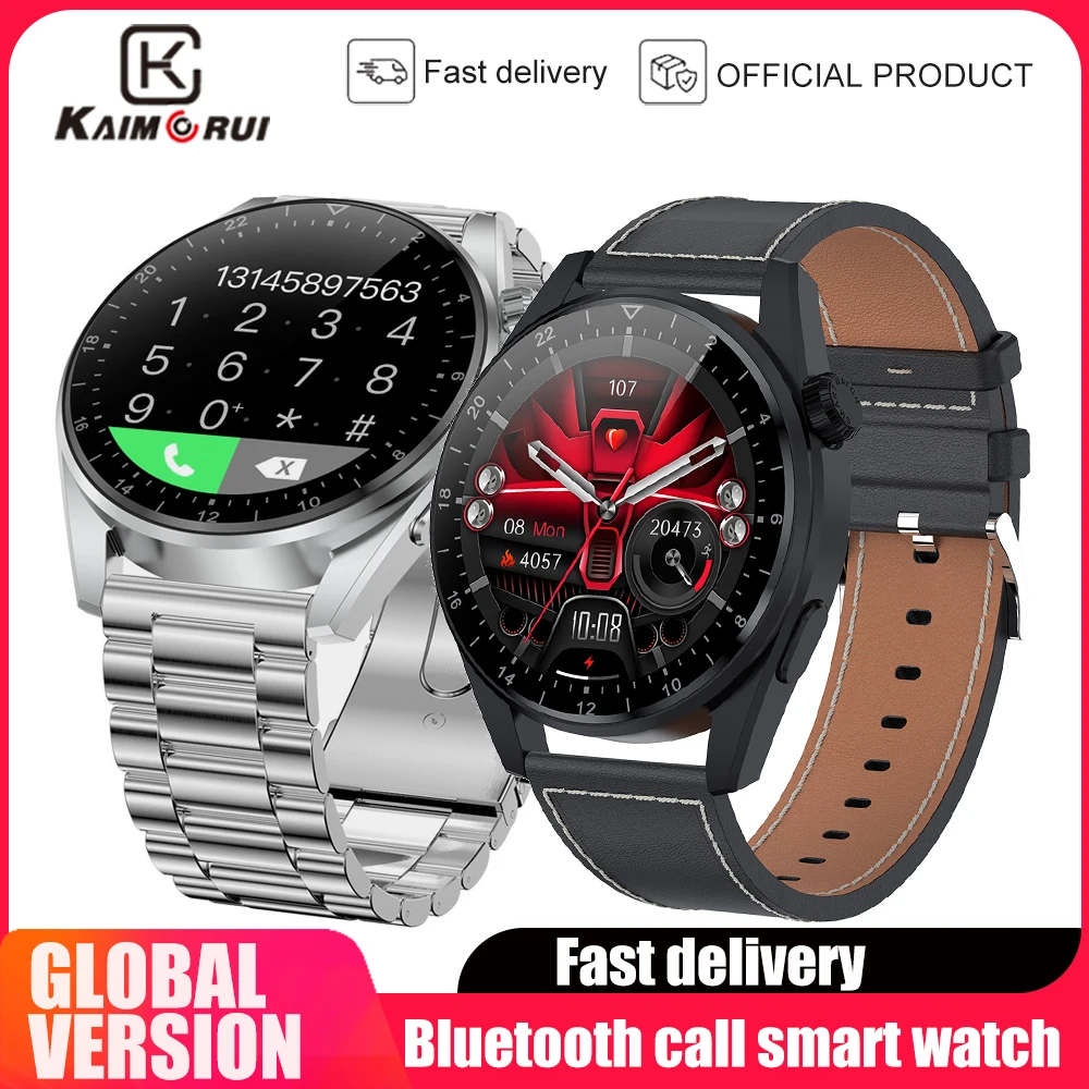 

KAIMORUI Bluetooth Answer Call Smart Watch Men ECG 1.36-inch Screen 390*390px Watches IP68 Waterproof Smarwatch For Android IOS