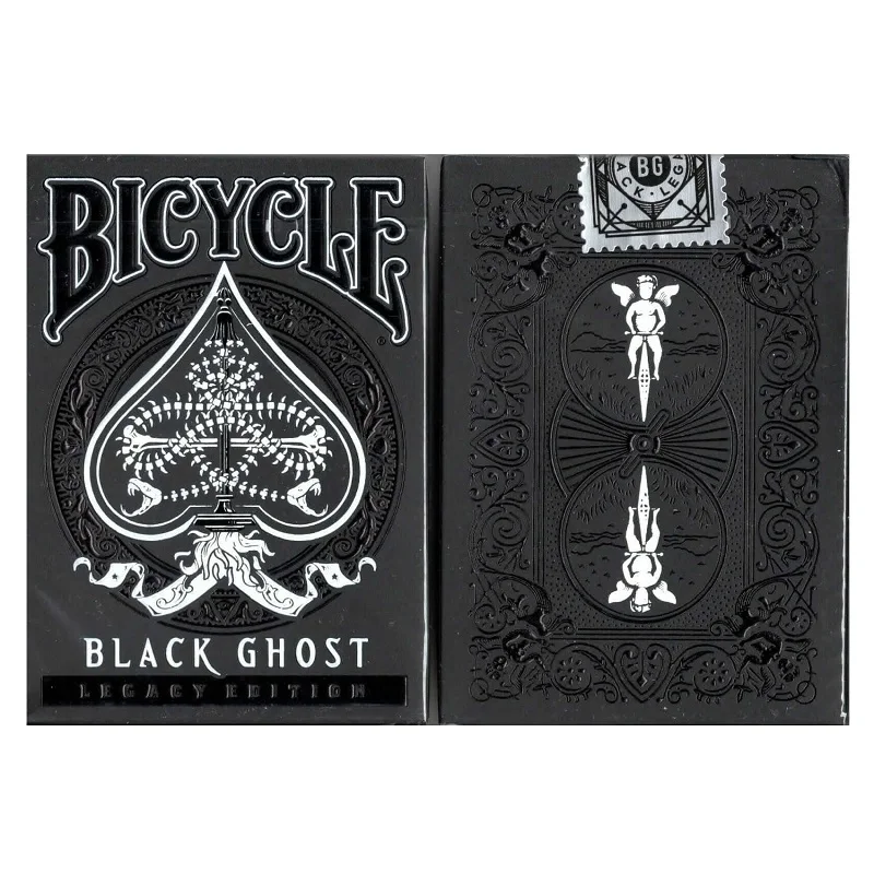 Велосипед черный призрак наследие издание игральные карты Ellusionist колода USPCC