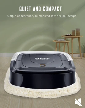 

Hot Multifunctionele Smart Floor Cleaner Auto Oplaadbare Smart Vegen Robot Droog Nat Vegen Stofzuiger