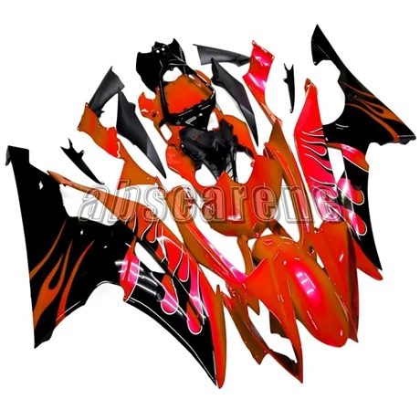 Полный комплект обтекателей для Yamaha YZF600 R6 yzf 2008- 09 10 11 12 13 14 15 16 ABS впрыска кузова мотоцикла черный красный оранжевый