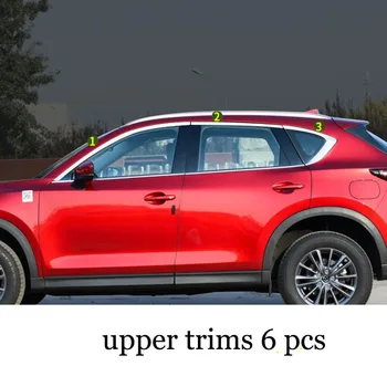 

stainless steel car window trims for mazda cx-5 2017 2018 2nd generation