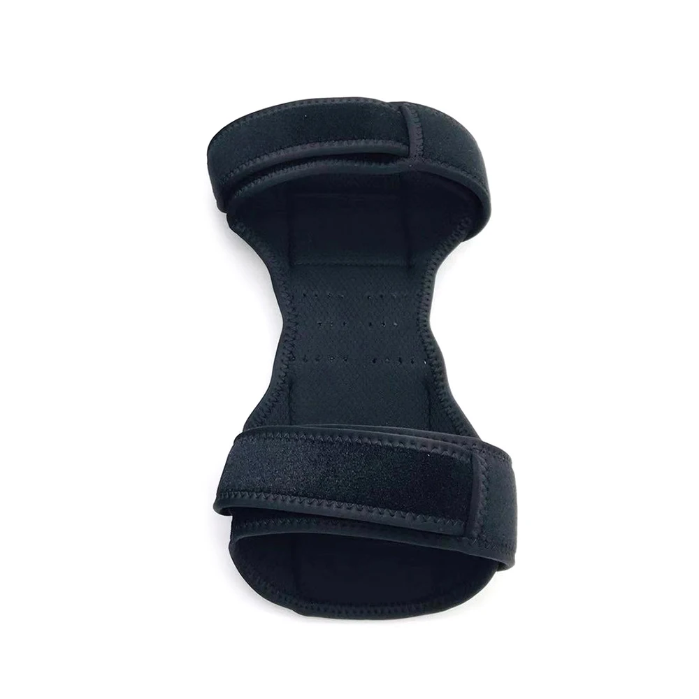 1PCS Black Наколенники для поддержки суставов наколенник ремень нескользящий силовой наколенник стабилизатор колодки подтяжка пружинная сила наколенник сухожильная скобка 9 - Цвет: 1PCS Black