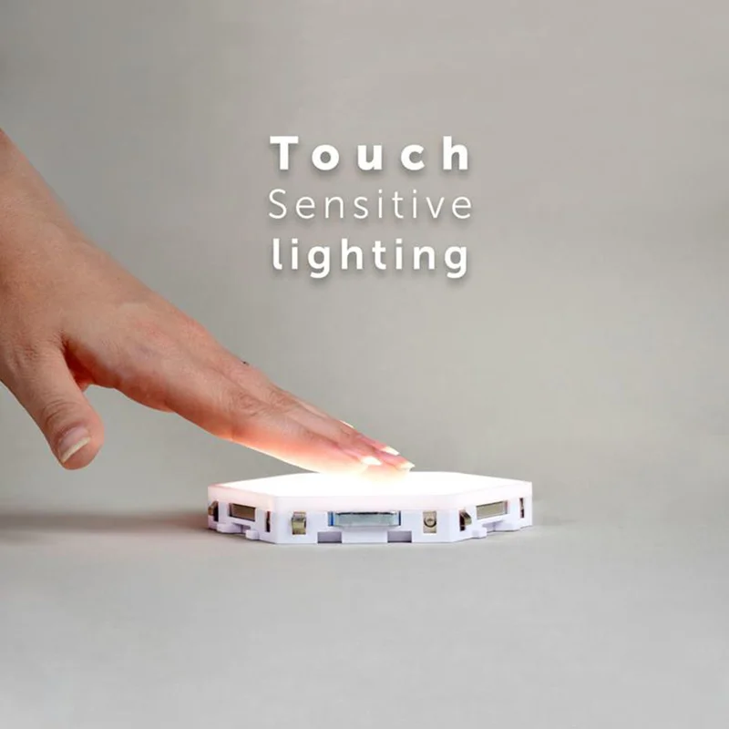  New DIY Honeycomb Quantum Lamp Touch Sensitive Dyena Night Lamp Modular Hexagon luminaria Creative  - 4000200348956