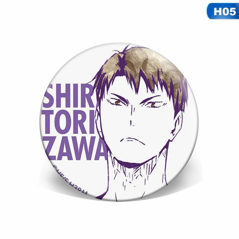Anime Haikyuu!! Brooch Badge Cosplay Brooch Pins Schoolbag Accessory ladies halloween costumes