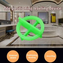 100 шт поперечная Съемная плитка Выравнивающая перерабатываемая пластиковая плитка щелевая локатор укладка пола плитка Выравнивающая система