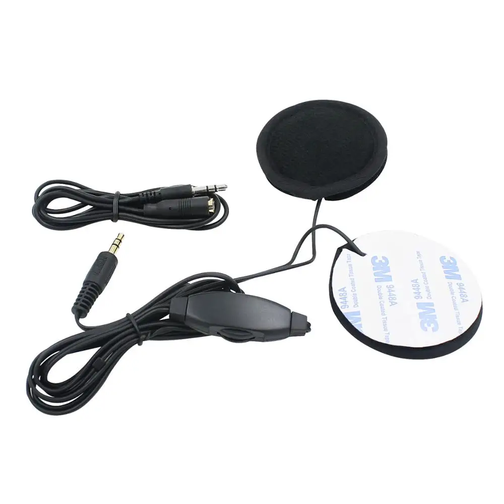 Motorcycle Helmet earphone Accessories With adhesive and velcro music headphones
