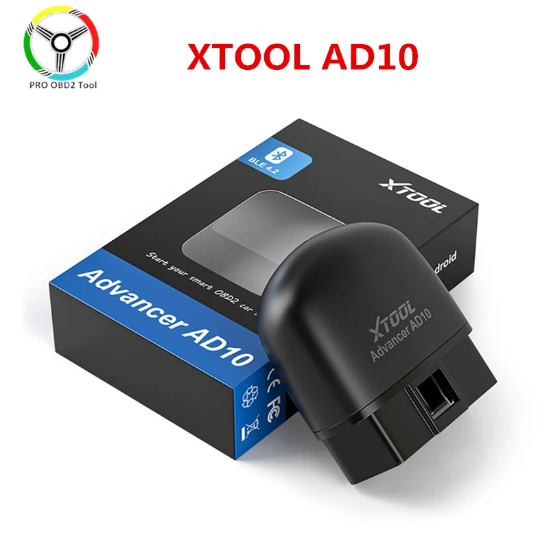 Новейший диагностический сканер XTOOL AD10 OBD2 ELM 327 считыватель кодов для Android с
