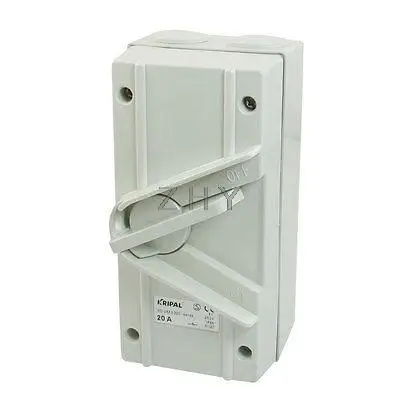 

AC 250V 20A IP66 2-Postion OFF/ON DPST UKF3-220 Weatherproof Isolating Switch