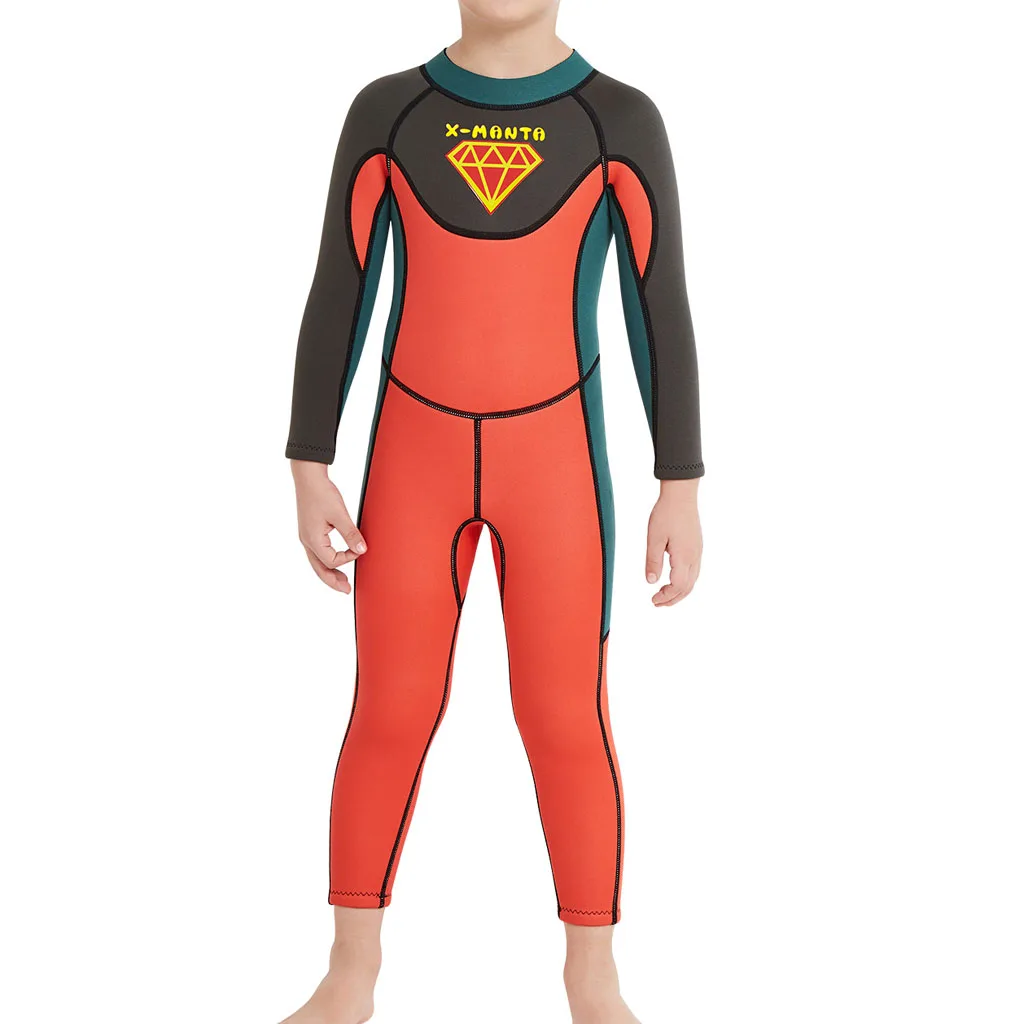 Kids Wetsuit Youth Full Diving Suit Thermal Swimsuit 2.5 mm Neoprene Suit Boys and Girls - Select Sizes S/M/L/XXS/XS