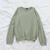 green sweatshirt