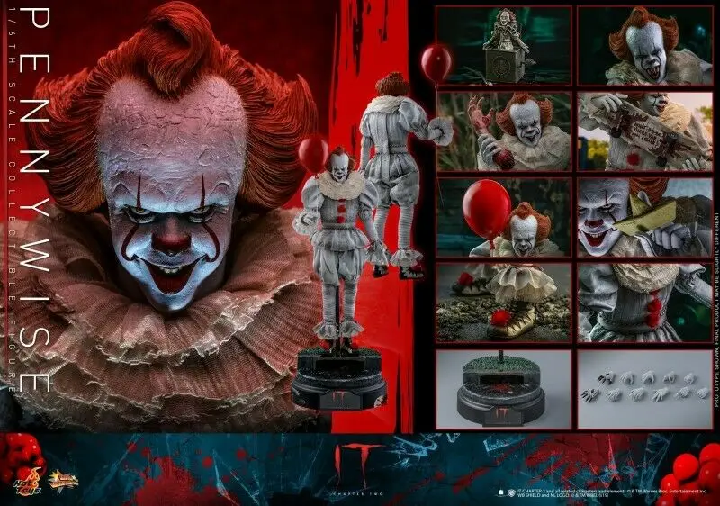 Подарок на Хэллоуин горячие игрушки MMS555 1/6 Chapter Two Pennywise Bill Skarsgard Figure collectibles