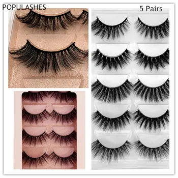 

3D Faux Mink Natural Soft Lashes Fluffy Cruelty Free False Eyelashes Makeup Tools Handmade Lashes Vendors