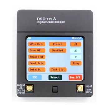 

1 Set DSO112A Portable Handheld Digital Oscilloscope Alligator Clip BNC Probe Set Digital Oscilloscope Logic Analyzer Kit