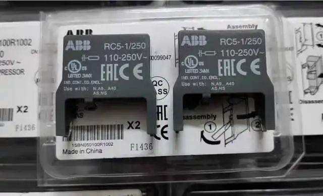 Nuovo Originale Abb Soppressore Di Rc5-2/250 110-250V Calorosamente Per 1 Anno 1Pcs