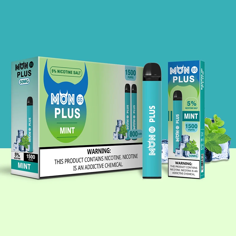 Mon66 Plus Disposable Vape 1500 Puffs Custommadecharge AliExpress