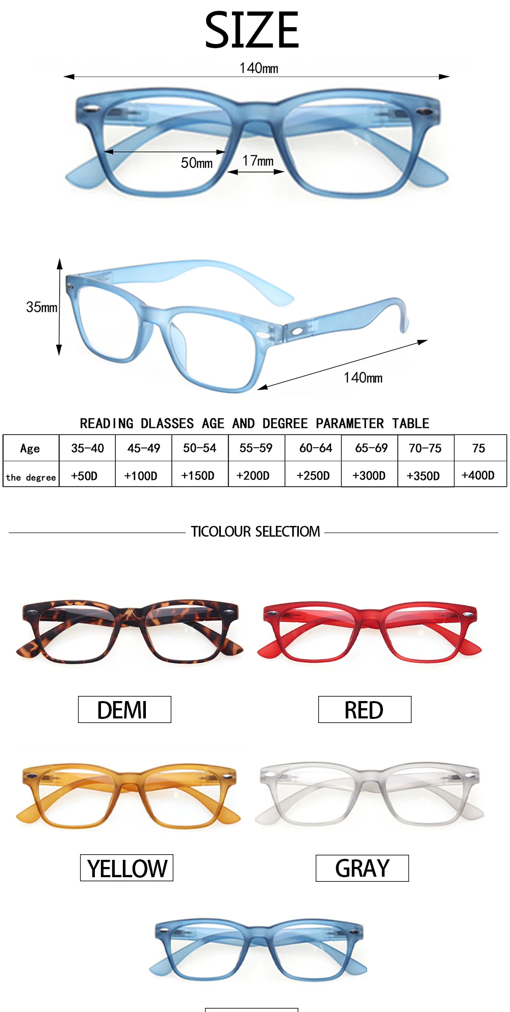 Eyekepper Lot De 4 Lunettes De Lecture Carrées Pour Femme 2,75