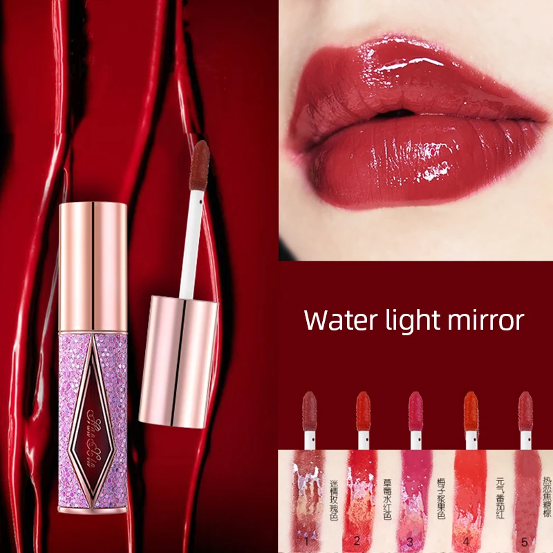 Sexy Matte Lip Gloss Moisturizing Brighten Skin Color Waterproof Long-lasting Colorfast Lip Glaze Easy to Color