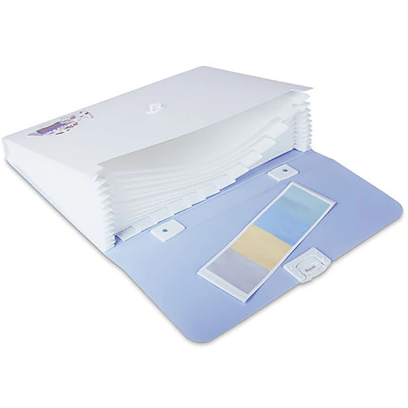 

Multi-layer Folder A4 13Grids Big Capacity Document Storage Classified File Bag Data Pouch Bill Storage Files Boxes Organ Folder
