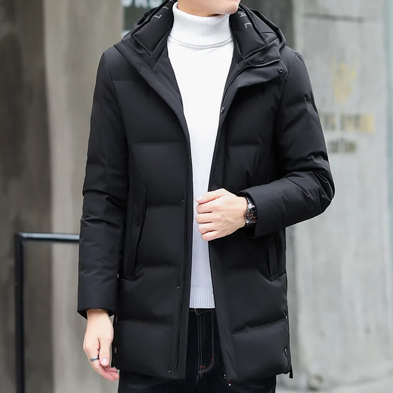 Зимний стиль, утепленное пальто для мужчин, брендовый светильник, роскошная мужская одежда, большой размер, популярный бренд, мужской пуховик