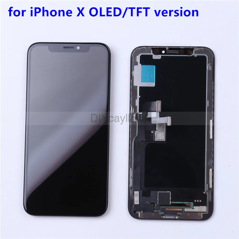 

AAA+++ For iPhone X OLED With 3D Touch Digitizer Assembly No Dead Pixel LCD Screen Replacement Display For iPhoneX LCD TFT