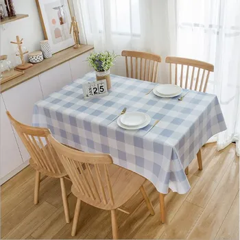 

PEVA Table Cloth Washable Waterproof Oil Proof Dining Tablecloth Nordic Plastic Lattice Home Decor Table Cloth Coffee Mat