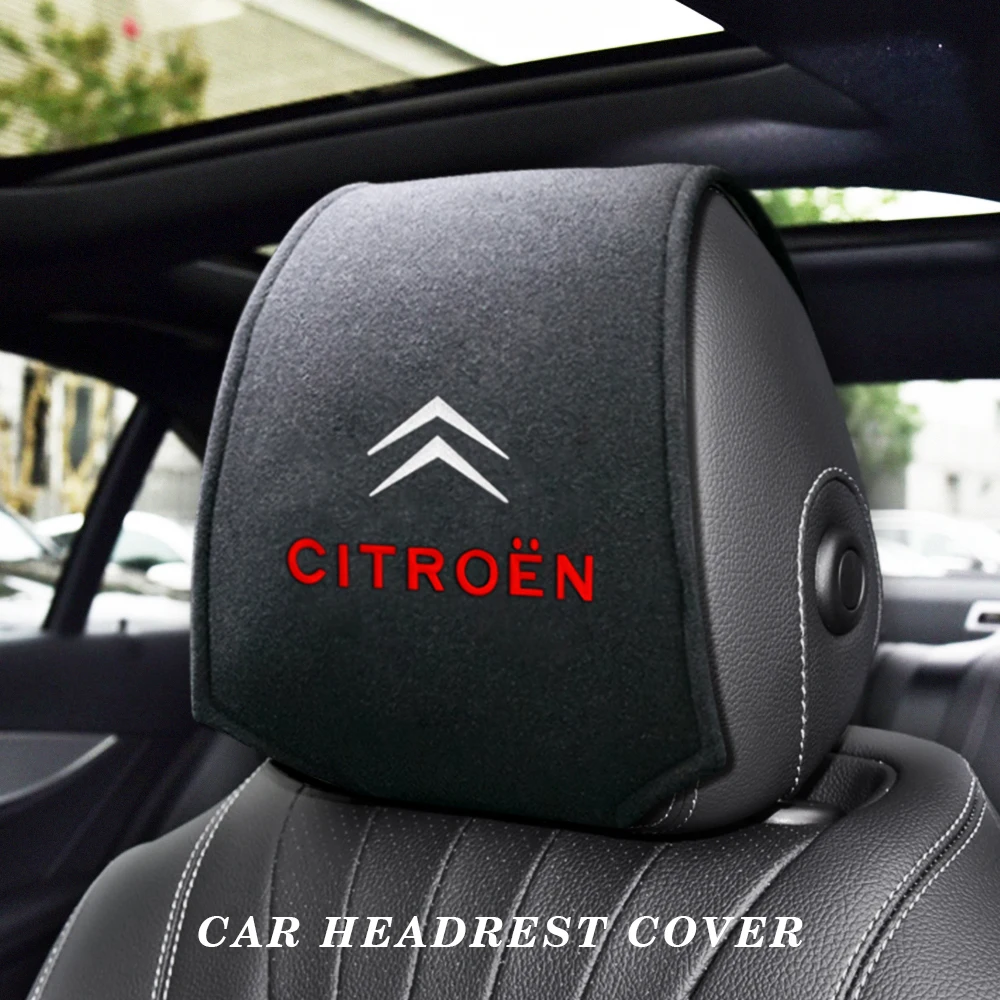 2pcs Car seat headrest pillow case Cushion Neck Pillow Case Stlying for Citroen C4 C1 C5 C3 C6 C8 DS C-ELYSEE VTS C4l Xan | Автомобили и