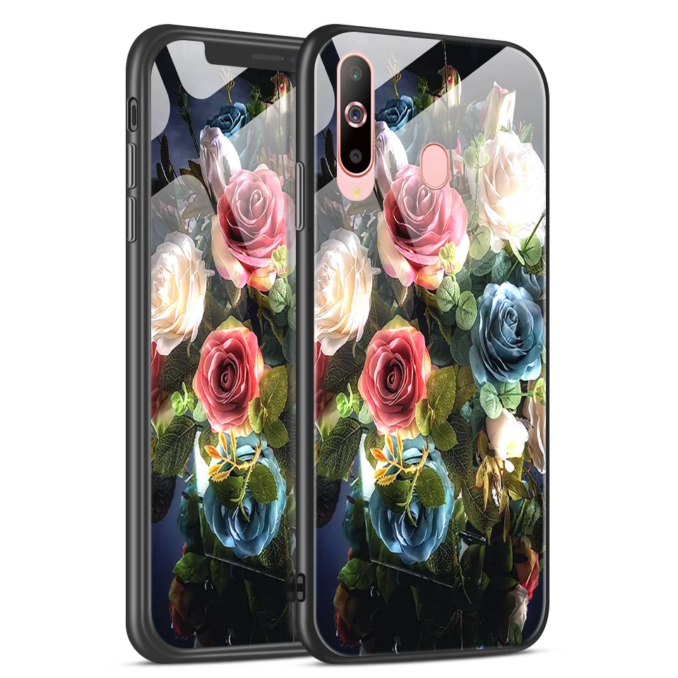 Чехол из закаленного стекла для samsung Galaxy A6S A8S A9S, противоударный силиконовый чехол из ТПУ для Galaxy A9, SM-A920F, чехлы для телефонов - Цвет: H136