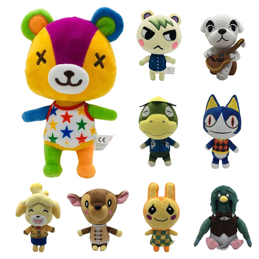 

Judy Bear Marshal Squirrel Animal Plush Toy Crossing Cartoon Raymond Figure Kawaii Cat Pillow Doll Soft Stuffed Toy With Clothes