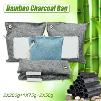 

New 575g Air Purifier Bag Car Home Shoes Bamboo Charcoal Dehumidifier Odor Remover Air Purifying Bag Natural Air Freshener