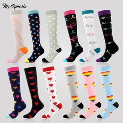Unisex New Arrival Outdoor Sports Socks Compression Socks Multicolor Varicose Veins Socks Compression Socks for Medical Edema