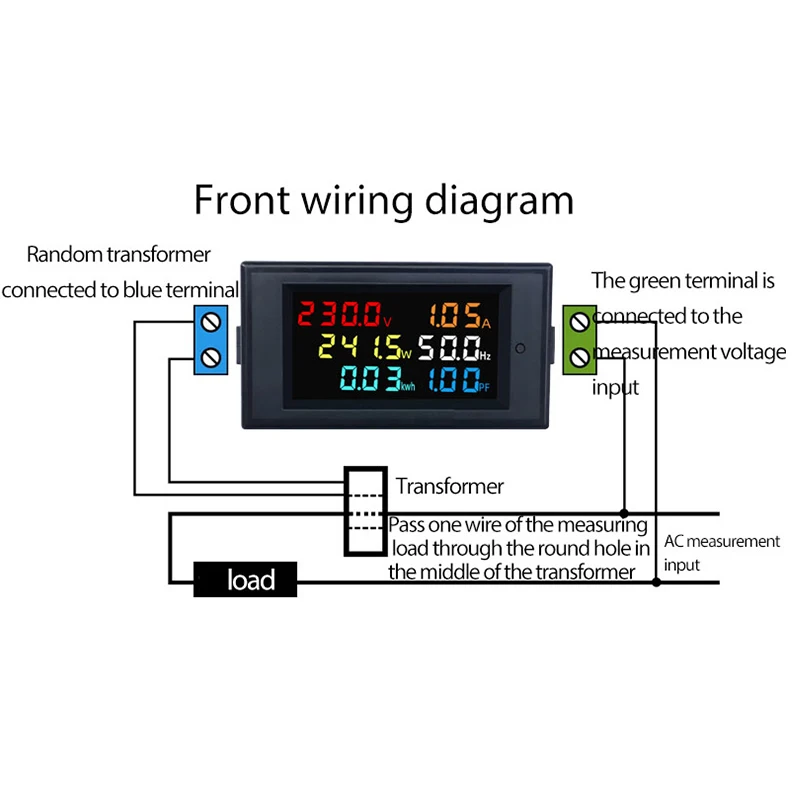D69-2058 а  ,    ļ ,  г °, LCD VOLT AMP