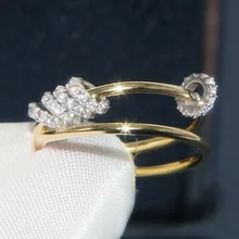 925 пробы, Серебряное геометрическое спиральное кольцо, модное, прозрачное, CZ Кристалл, круглый палец, кольцо для женщин, очаровательное, ювелирное изделие для свадебной вечеринки