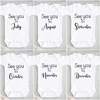 Baby Pregnancy Announcement See You In November Newborn Baby Bodysuits Cotton Short Sleeve Rompers Boys Girls Onesies 5