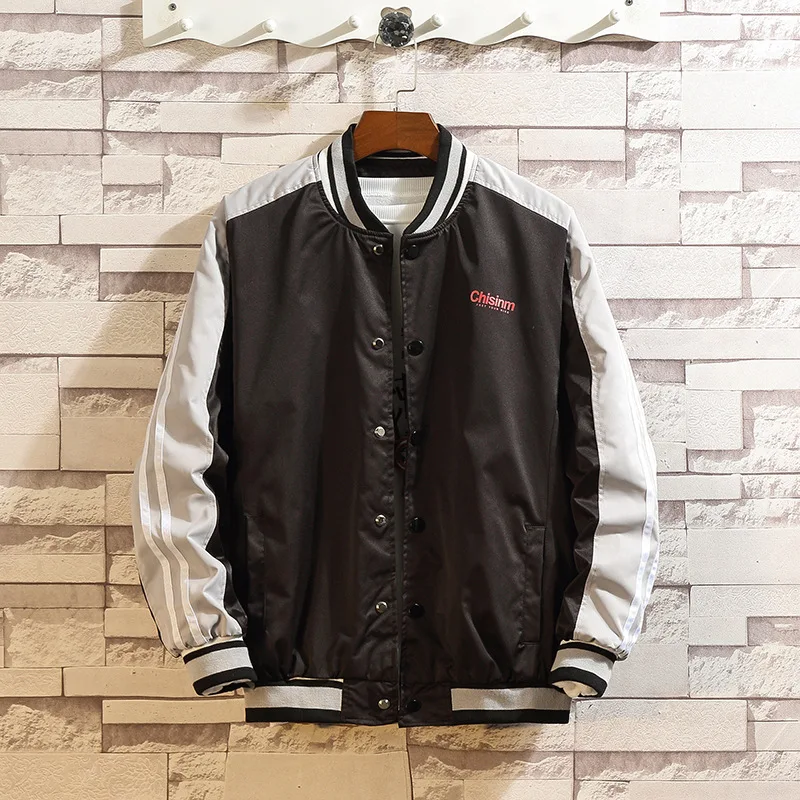 

INS Autumn Japanese-style Hong Kong Style Unisex Large Size Casual Tooling Jacket MEN'S Outerwear White Wall-Style Guapai Jk15-p