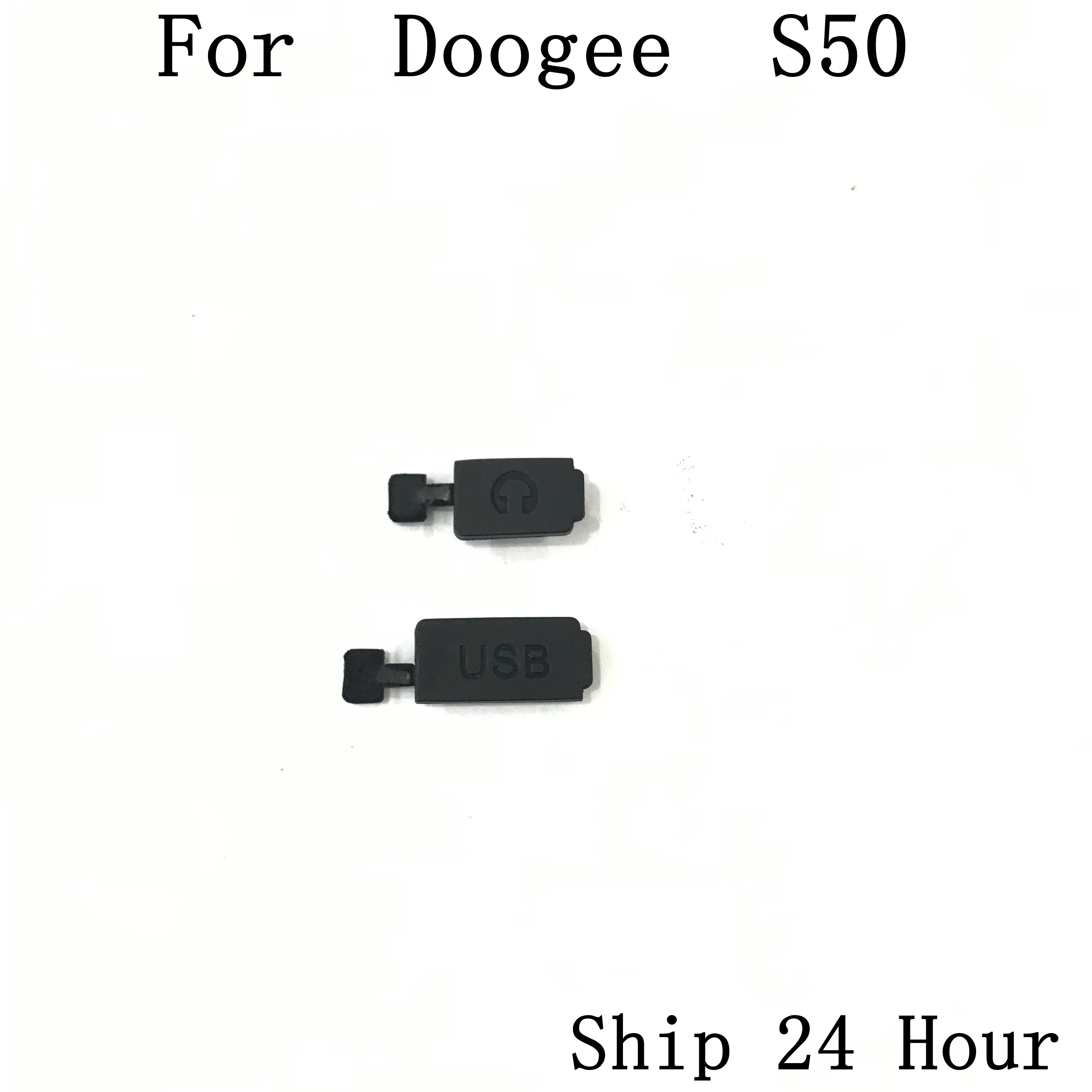 Doogee S50 используется интерфейс наушников резиновая пробка+ USB интерфейс резиновая Пробка Для Doogee S50 ремонт починка Замена части