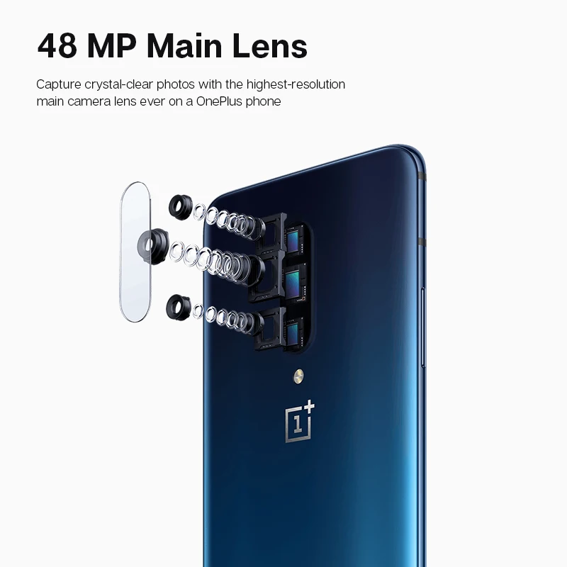 Смартфон OnePlus 7 Pro с глобальной ПЗУ, 12 Гб, 256 ГБ, камера 48 МП, Snapdragon 855, 6,67 дюйма, 2K+ жидкий AMOLED экран, разблокировка UFS 3,0