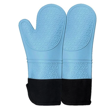 

2 Silicone Gloves, Extended Non-Slip Microwave Oven, Suitable for Anti-Scalding and Heat Insulation