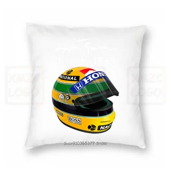 

Midnite Star Ayrton Senna Helmet Pillow cases 1 Race 1989 Men Cotton Tee Shirts For
