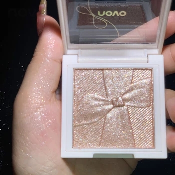 

4 Colors Highlighter Facial Bronzers Palette Face Contour Illuminator Highlight Pallet Shimmer Pink Powder Makeup Glow Cosmetics