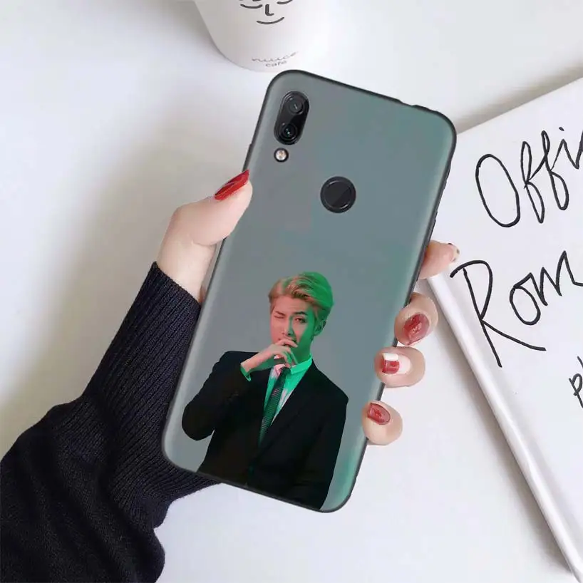 BS163-5 Чехол в стиле рэп монстров RM Kpop для Xiao mi Red mi Note 7 8 K20 7S 7A 6 6A Pro S2 5 mi Play 9T CC9 E A1 A2 Lite F1 мягкий чехол для телефона - Цвет: BS163-5