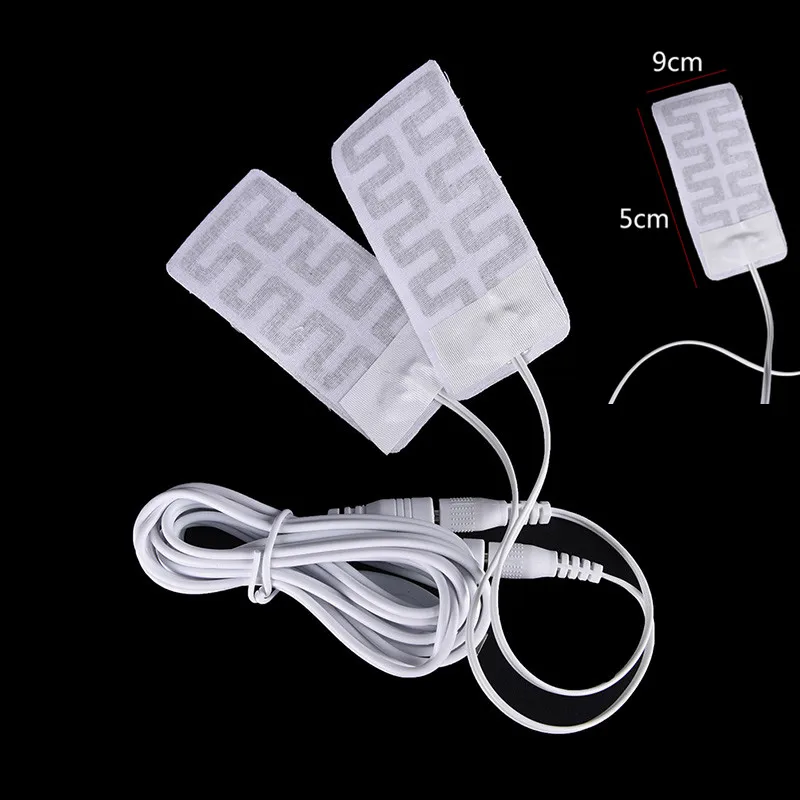 1 пара волоконных тканевых электрических USB перчаток Подушка с подогревом зимние перчатки с подогревом куртка USB перчатки с подогревом коврик для мыши Карбон