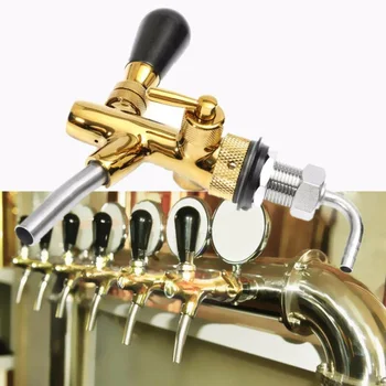 

Adjustable Draft Beer Faucet Tap W/ Flow-Controller Water Dispenser G5 / 8 Tool