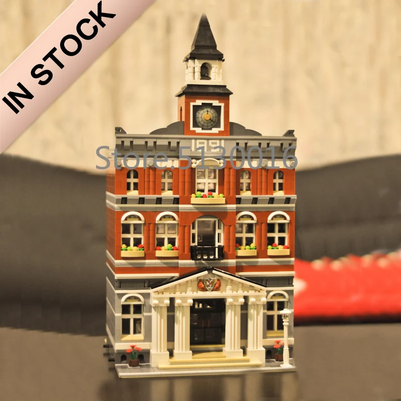 10224 Creator The City Hall House 15003 2413 шт., модель уличного вида, строительные наборы, блоки, кирпичи, обучающие игрушки