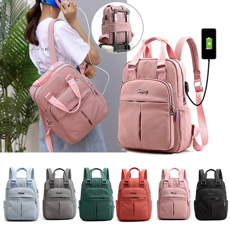 New Designer Backpacks Women Large Capacity Travel Bags Fashion Student School Backpacks Ladies Multi-pockets Backpacks