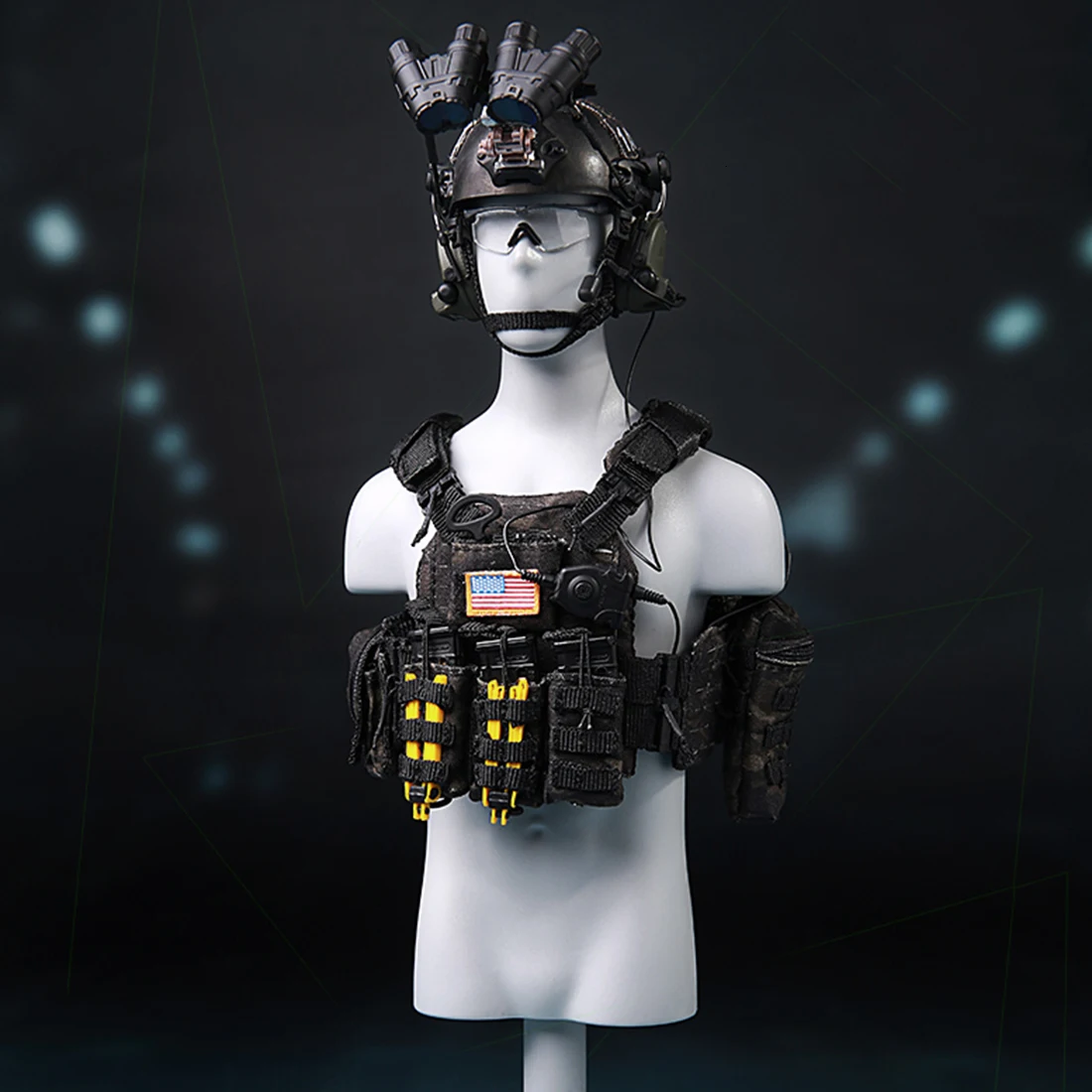 1/6 30 см модель солдата Костюм реалистичный хедлеп DIY ручной работы американский морской котики