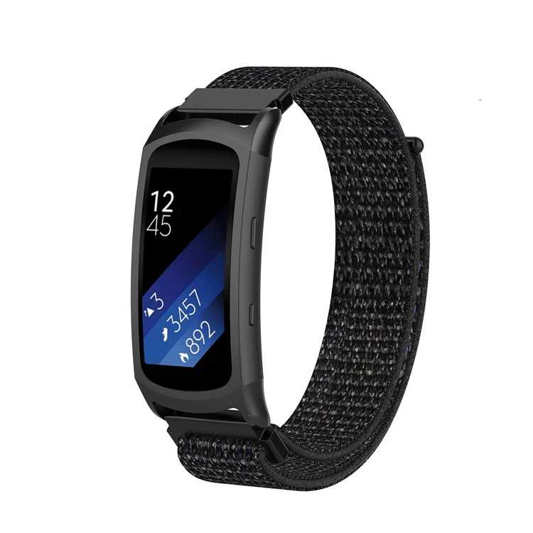 Нейлоновый ремешок для samsung gear Fit2 R360 ремешок для R365 спортивный браслет для samsung аксессуары Легкий ремень плетение нейлоновая петля