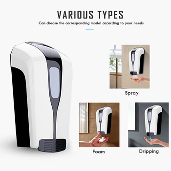 

Wall Mount Hand Washer Manual Soap Dispenser Sterilizing Household Necessities for Kitchen Bathroom Hotel Accessories