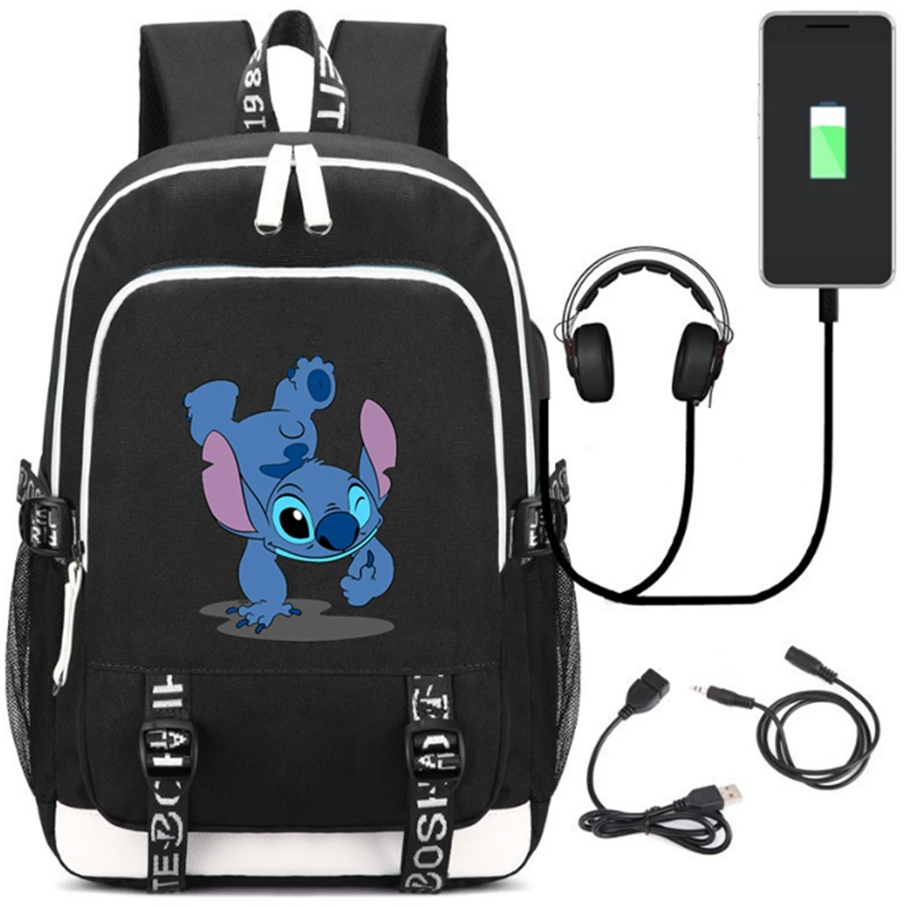 USB Charing Mochila стежка сумки школьный портфель с анимэ Путешествия стежка рюкзаки школьные сумки для девочек подростков Sac Dos рюкзак для ноутбука