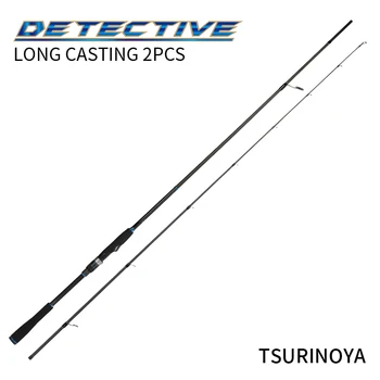 شراءTSURINOYA المباحث Inشور الغزل الصيد رود 2.4 متر 2.7 متر 2 قطعة PE1-2 إغراء WT 10-32 جرام متر السلطة الكامل فوجي أجزاء Seabass قضيب